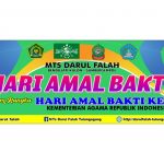 Upacara Bersama Yayasan Darul Falah, Memperingati HAB Kemenag  2022
